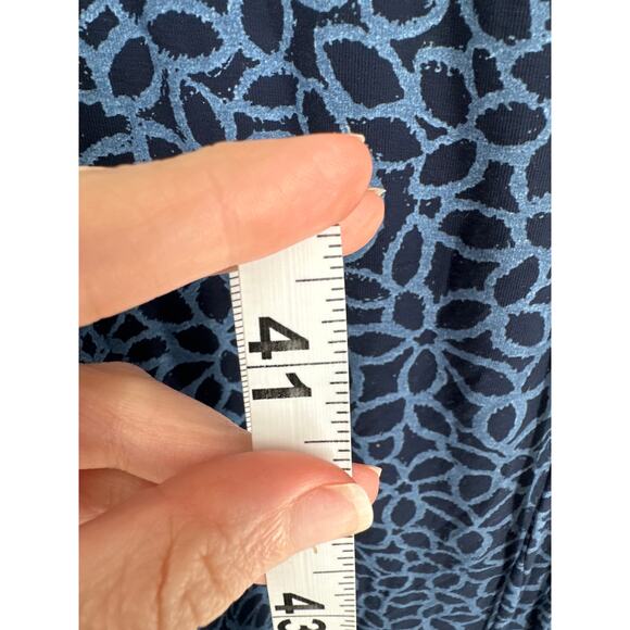 Fresh Produce Dress Womens Small Blue Midi Floral Sleeveless Stretch Sundress - Picture 7 of 8